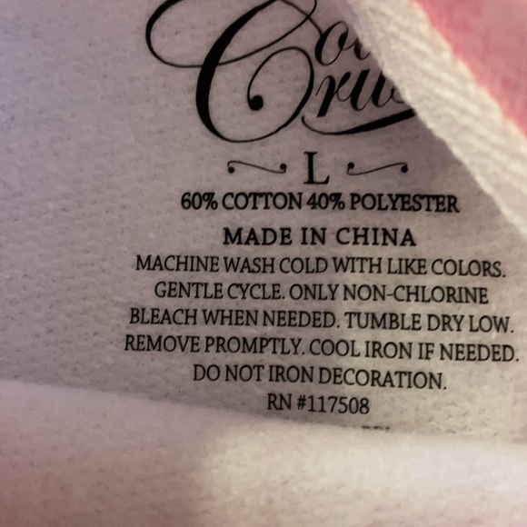 women’s pink pet lover TIE DYE crop sweatshirt WEEKENDS ARE FOR MY DOG L cotton - Picture 9 of 10